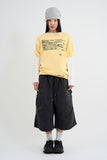 Washed Volume Carpenter Bermuda Pants