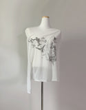 Butterwing Lettering Overfit Top