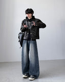 Barrier Hook Leather Jacket