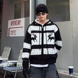 Clos Knit Hooded Zip-Up