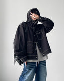Bell Stitch Work Hood Jacket