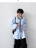Block Stripe Balloon Shirt