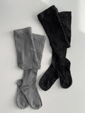 Dot Ribbed Tights