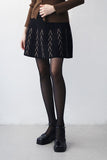 Ethel pattern knit skirt
