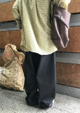 WASHED BLACK DENIM PANTS