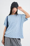 Pigment slub T-shirt