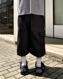 [Belt Loop] Cargo Pocket Denim Bermuda Pants