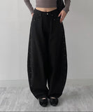 316 Rivet Balloon Wide Pants