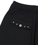 CROSS STUD TWILL SHORTS