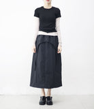Kendall color matching short sleeve layered T-shirt