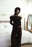 Mongol Lina Fur Off-Shoulder