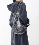 Spider Denim Sling Cross Backpack