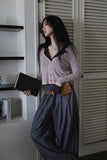 Suede square pocket belt