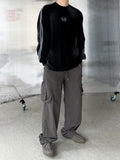 Nylon Round Zipper Pocket Pants