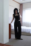 Touch punching frill sleeveless