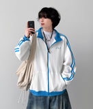 Taze Waffle Track Zip-up