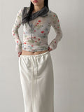 Kelly Satin Banded Long Skirt