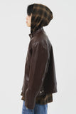 Venny Check Hooded Shirt