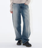 Brunel crack denim pants