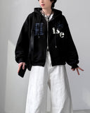 Nuance Check Hood Zip-Up