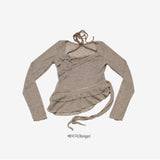 Kenne Frill Unbalanced Knit