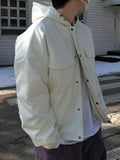 Whitey Fork Leather Hood Jumper