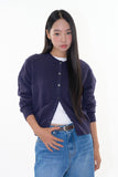 Ciel round button-up cardigan