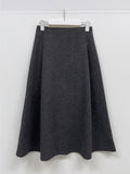 Bisset Wool Flare Skirt