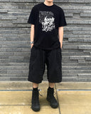 Utility Belted Bermuda Pants
