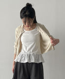 Mute Raglan Round Neck Cardigan