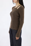 Jennifer open shoulder knit