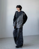 Quiet Black Curved Denim