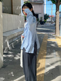 Page Backslit Loose Fit Shirt