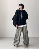 Vitic Layered Wide Denim
