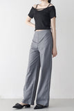 Flu Layered Wrap Slacks