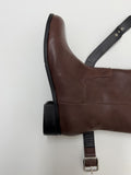 Horse Buckle Long Boots
