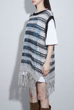 ethnic knit vest
