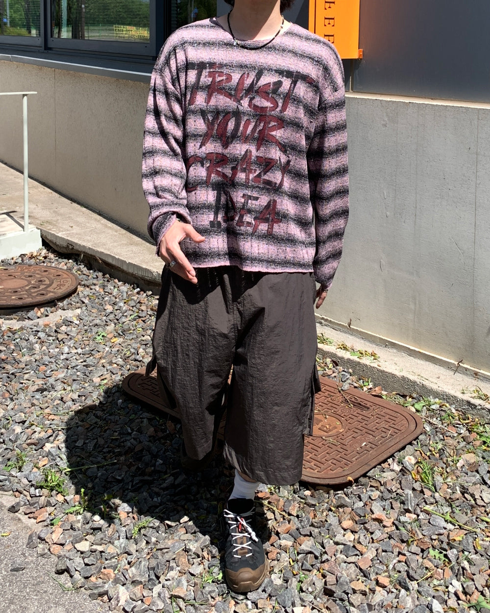 【KOOLOSET】Vintage Trust Knit Tee KOOLOSET (クロゼット) - ビンテージトラストニットTシャツ