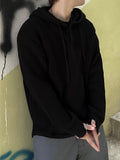 Two Button Warmer Hood Knit