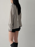 Lien V-Neck Tie Blouse