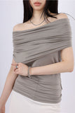 satin long skirt