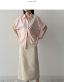Kanna Linen H-Line Long Skirt