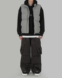 Oblique cargo pants