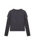 (M) PANEL LAYERED TEE