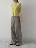 Embossed Wrinkle Short Sleeve T-shirt