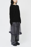 Miz Open Button Knit