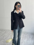 304 Cat Washing Semi-Bootcut Denim Pants