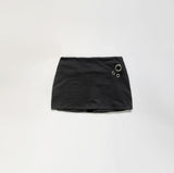 lunica eyelet low-waist skirt