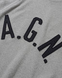 Applique Raglan Half Sweat Shirt
