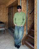 Leun Round Mohair Knit